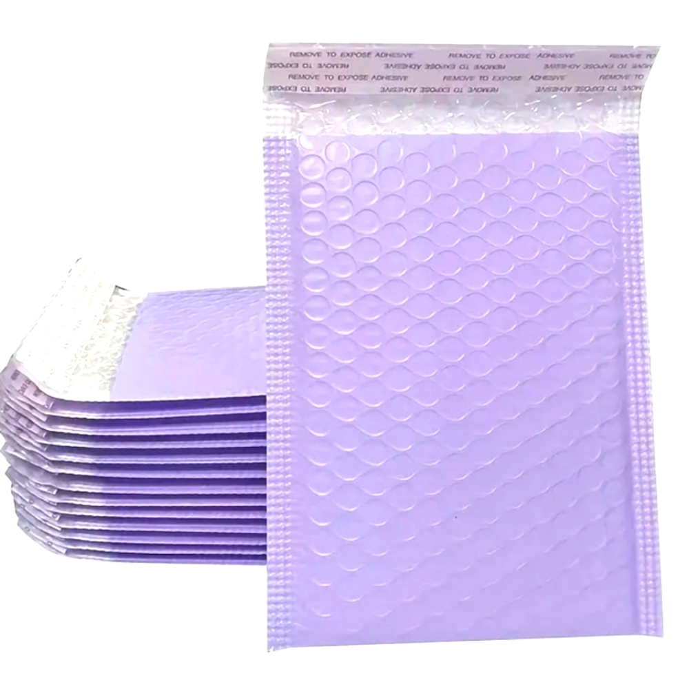 🫧 Bubble Mailers 💜 10 Pack Purple 4 X 8in Padded Self Sealing Envelopes☆》NWT《☆